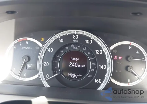 2016 Honda Accord Ex-L V-6 from USA, damaged, VIN 1HGCR3F06GA008606